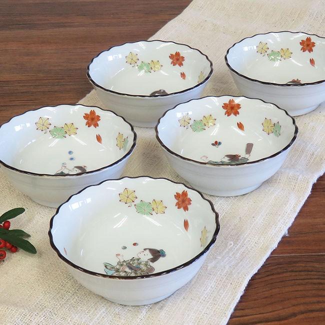 おしゃれ 和食器 九谷焼 小鉢5個 セット わらべ K6 0190 和座倶楽部 通販 Yahoo ショッピング