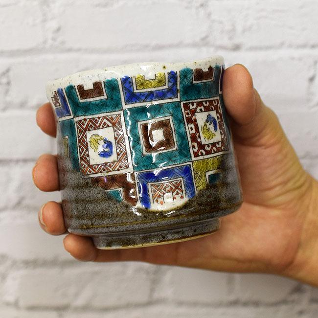 初任給 プレゼント 九谷焼 湯呑み 石畳文 K6 0617 和座倶楽部 通販 Yahoo ショッピング