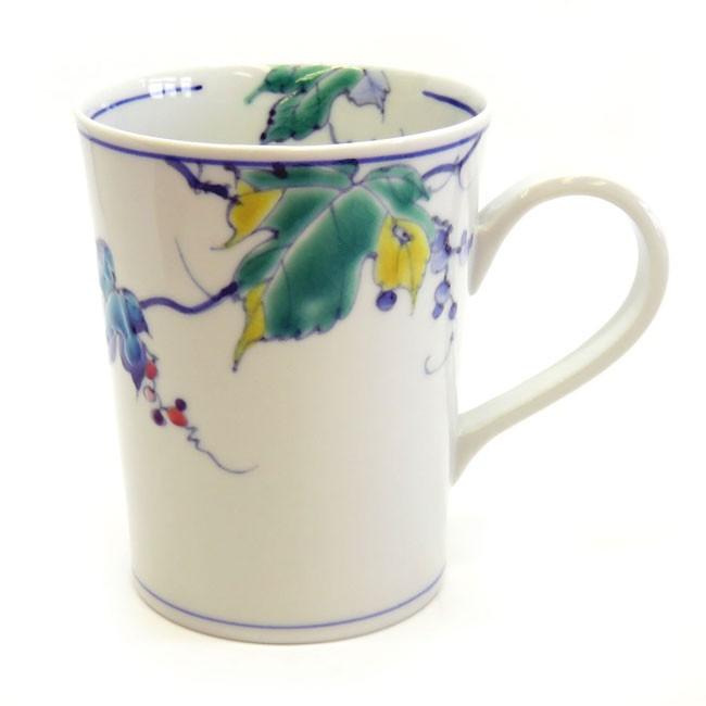 高級 陶器 ブランド 九谷焼 マグカップ 野ぶどう K6 0878 和座倶楽部 通販 Yahoo ショッピング