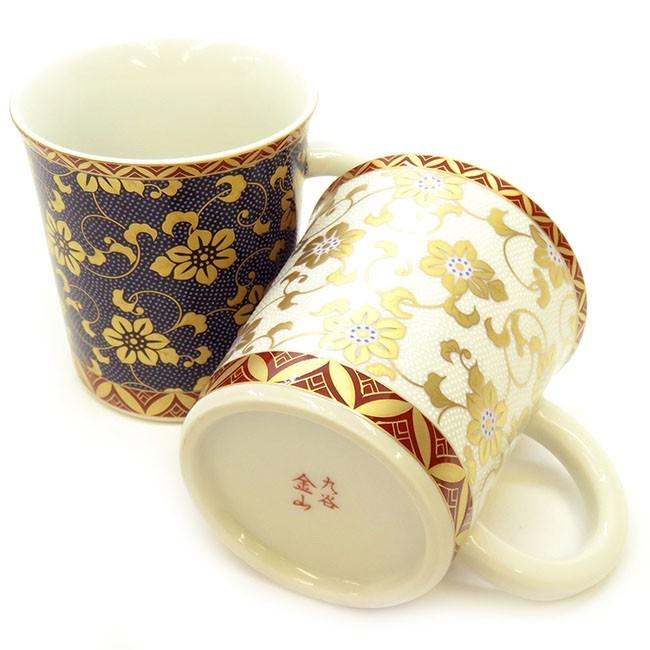 メーカー包装済 古希祝い ギフト 九谷焼 ペアマグカップ コンビ鉄仙 人気ブランドを Studiostodulky Cz