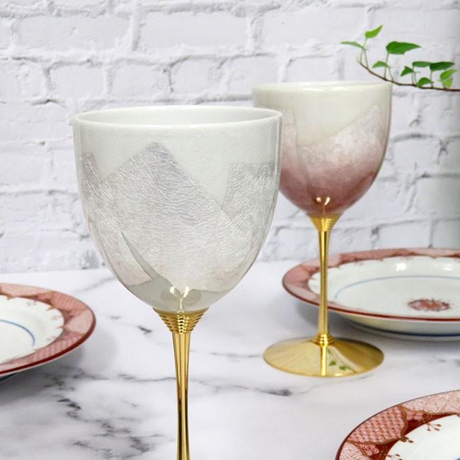 受賞店舗 結婚祝い プレゼント 九谷焼 陶器 ワイングラス ペアセット 銀彩 国際ブランド Www Muslimaidusa Org