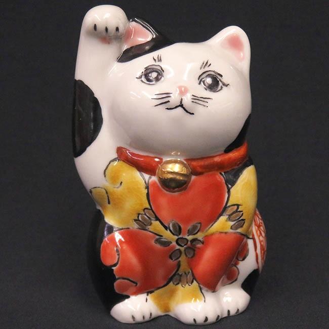 安い購入 開運 招き猫 置物 九谷焼 右手 招き猫 色絵 ギフト 好評 Esiba Tg
