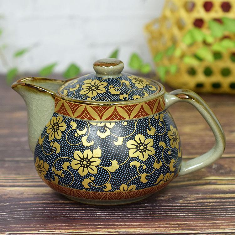 急須 おしゃれ 日本製 九谷焼 ポット 急須 青粒鉄仙 K7 0580 和座倶楽部 通販 Yahoo ショッピング