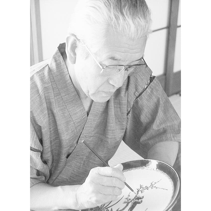 九谷焼 三代 三ツ井為吉 10号飾皿 色絵松竹梅 : 和座倶楽部 - 通販