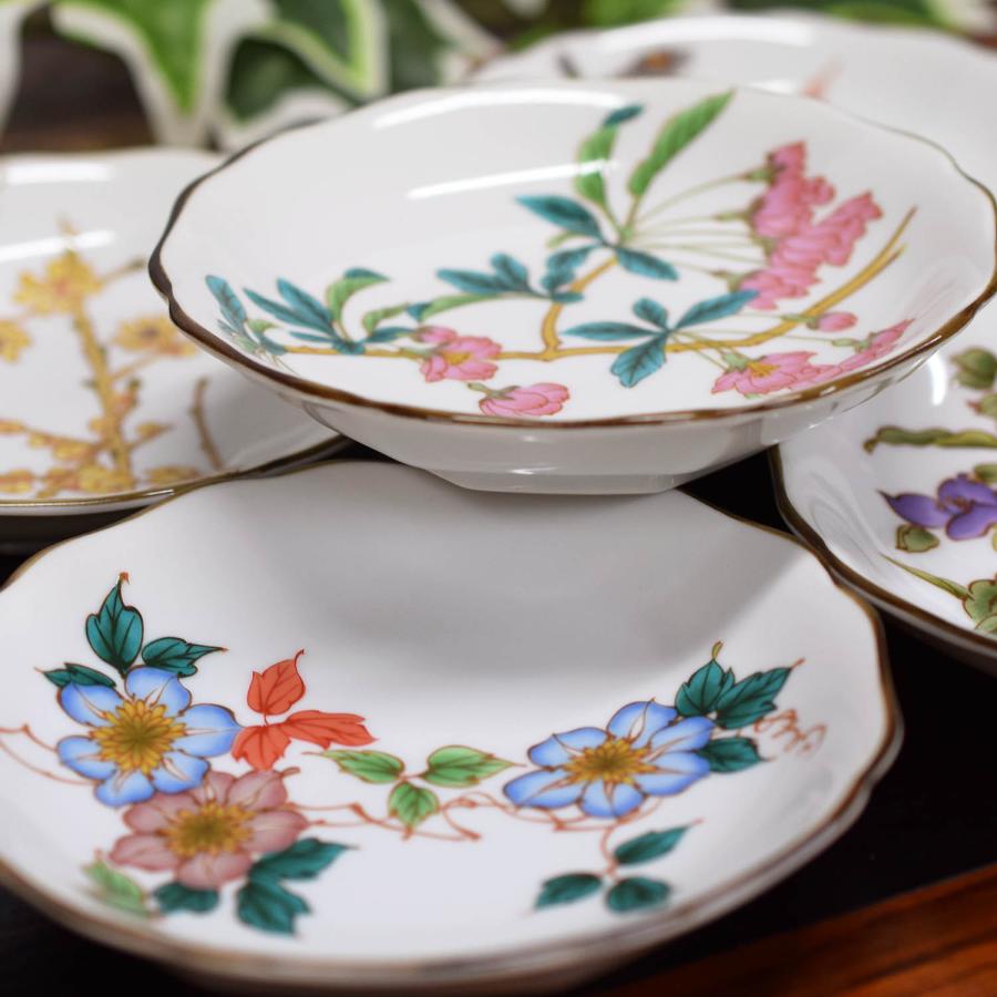 京都 京焼 清水焼 陶葊 陶あん とうあん 四季の花 3寸皿 和座の蔵 お皿