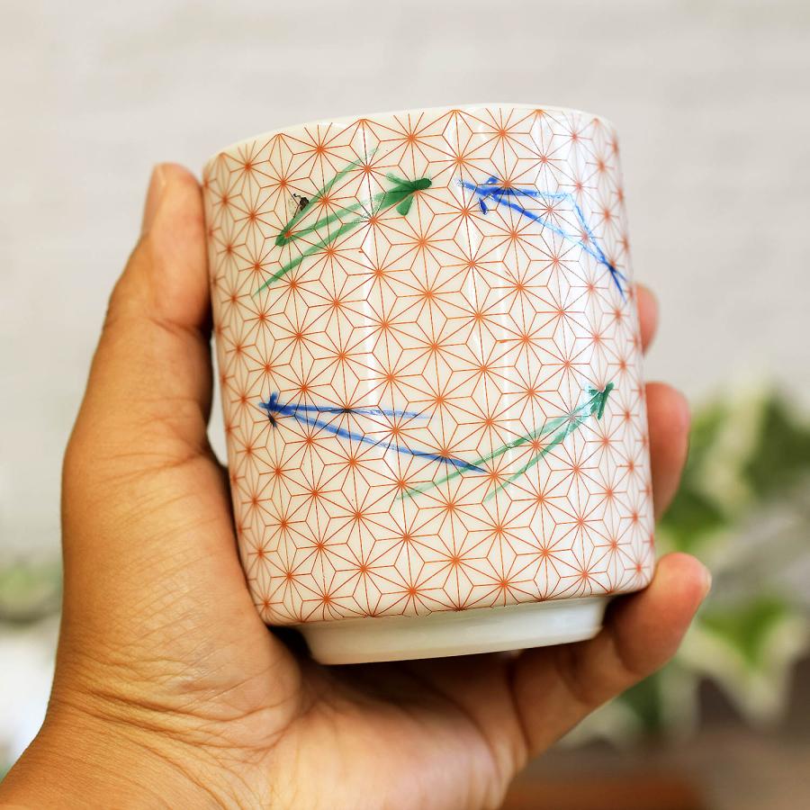 九谷焼 湯呑み茶碗 和食器 湯呑み 松葉紋 : 和座倶楽部 - 通販 - Yahoo