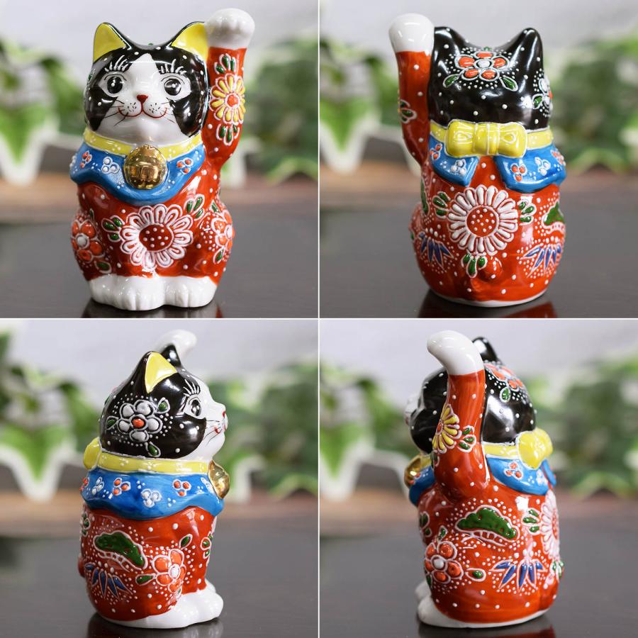 九谷焼 招き猫 置物 風水 左手 黒茶盛 開店祝い 新築祝い 九谷焼 招き猫 置物 風水 左手 黒茶盛 開店祝い 新築祝い