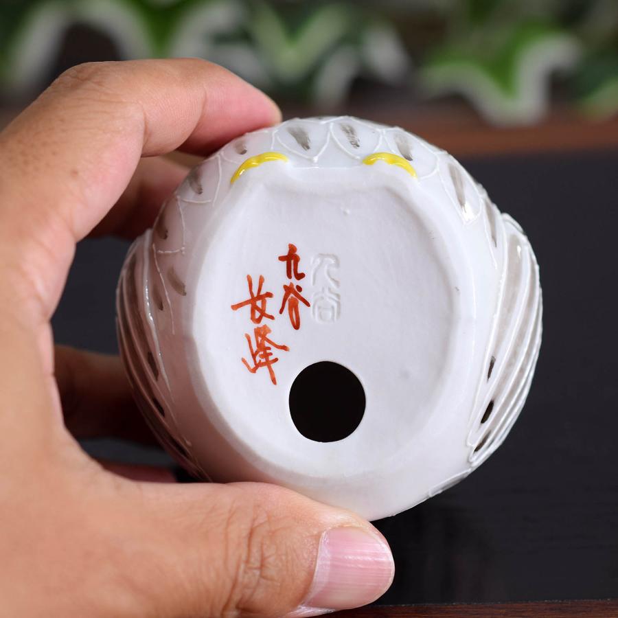 九谷焼 フクロウ 置物 陶器 ふくろう 白盛黒 風水 開運 縁起物 九谷焼 フクロウ 置物 陶器 ふくろう 白盛黒 風水 開運 縁起物