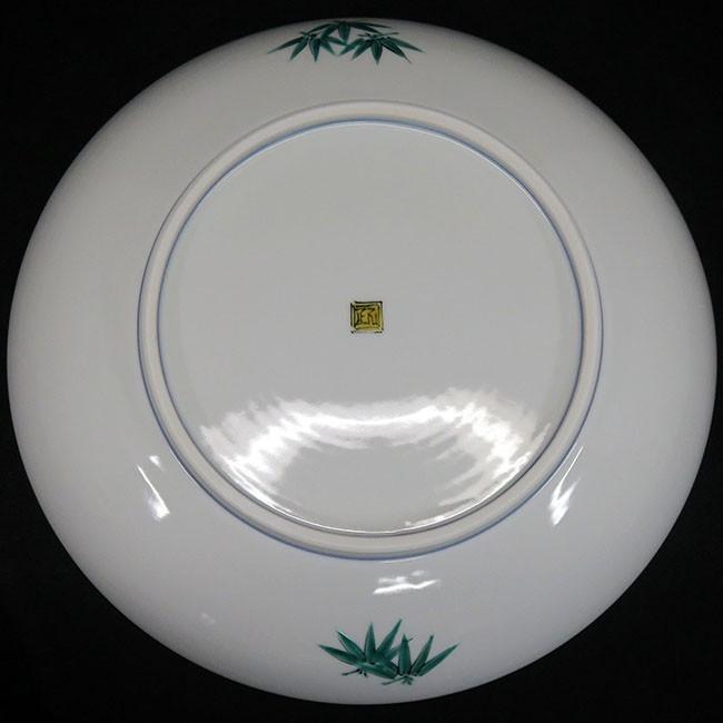 九谷雅紗　谷敷正人　飾皿　鶴 九谷雅紗 谷敷正人 飾皿 鶴 九谷雅紗 谷敷正人 飾皿 鶴