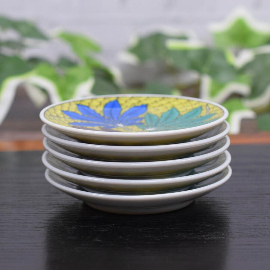 九谷焼 お皿 セット おしゃれ 食器 小皿 5枚組 吉田屋八手文 陶器 和 