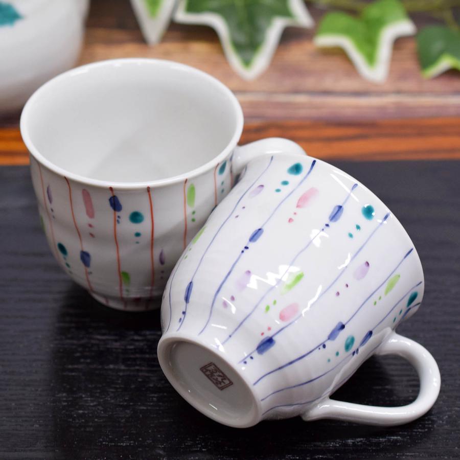 マグカップ ペア セット 九谷焼 彩十草 陶器 高級 ブランド 食器 日本製_7