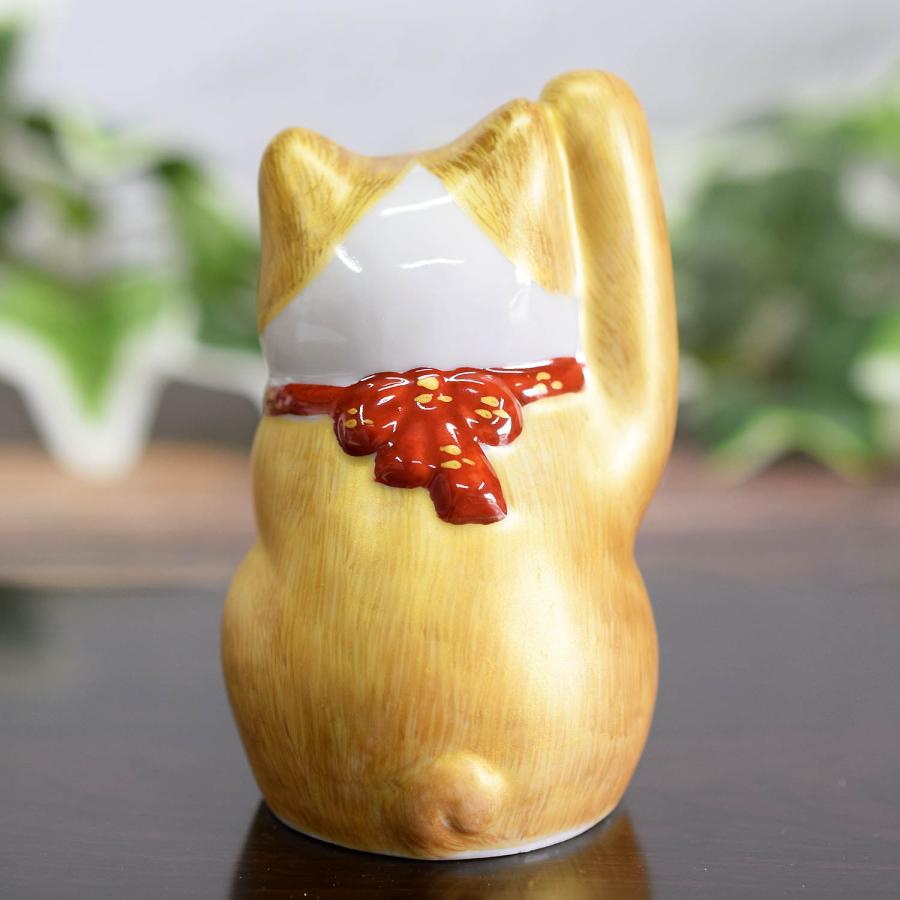 九谷焼 招き猫 置物 風水 右手 招き猫 金彩毛描 開店祝い 新築祝い 