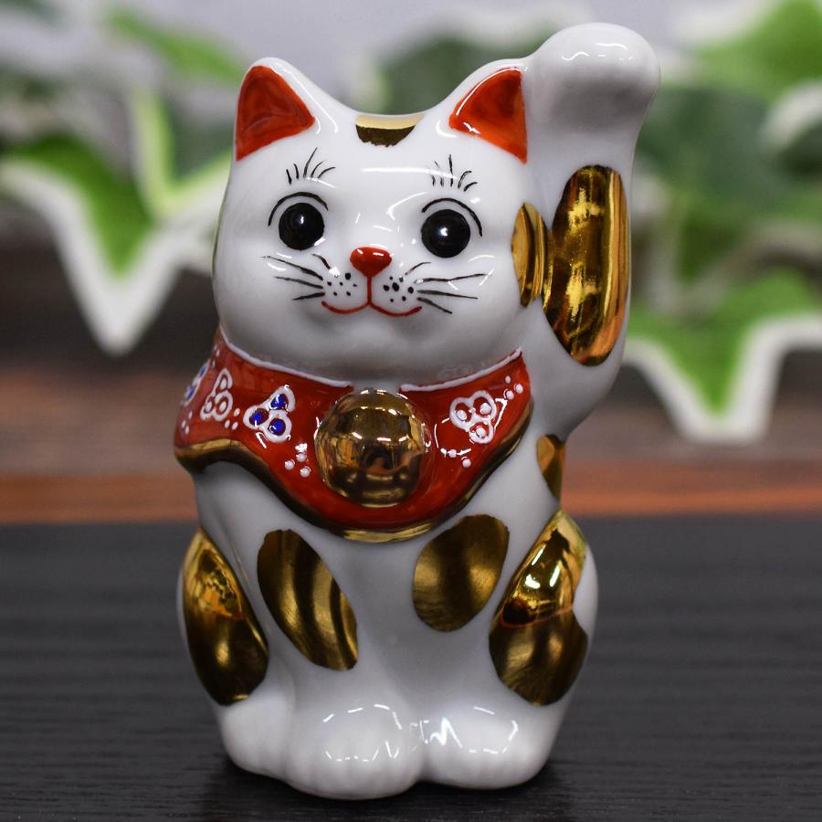 九谷焼招き猫 金 縁起物 置物 招き猫縁起物 招き猫 黒 金 希少 九谷焼