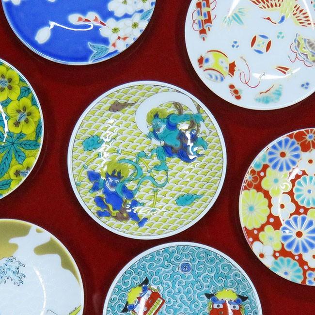 九谷焼 風神雷神 皿 お猪口 箸置き 他 叶屋陶器店 | 飯田市かのうや
