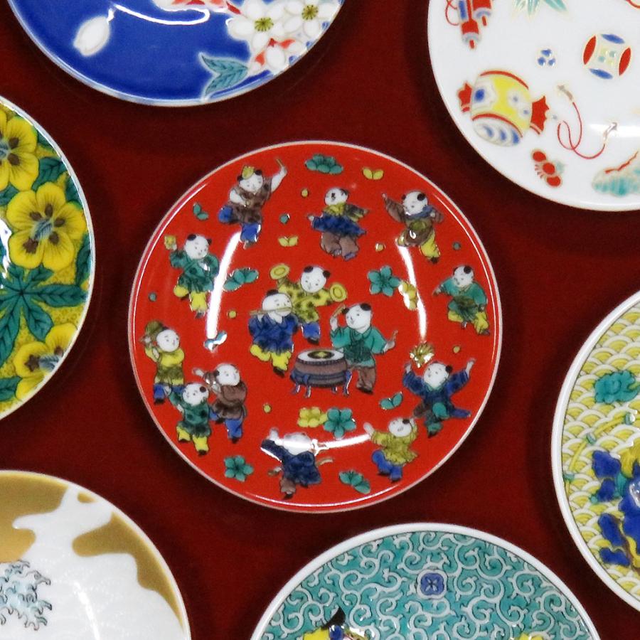 九谷焼 インスタ映え おしゃれ 食器 豆ざら 縁起 豆皿 木米 : 和座