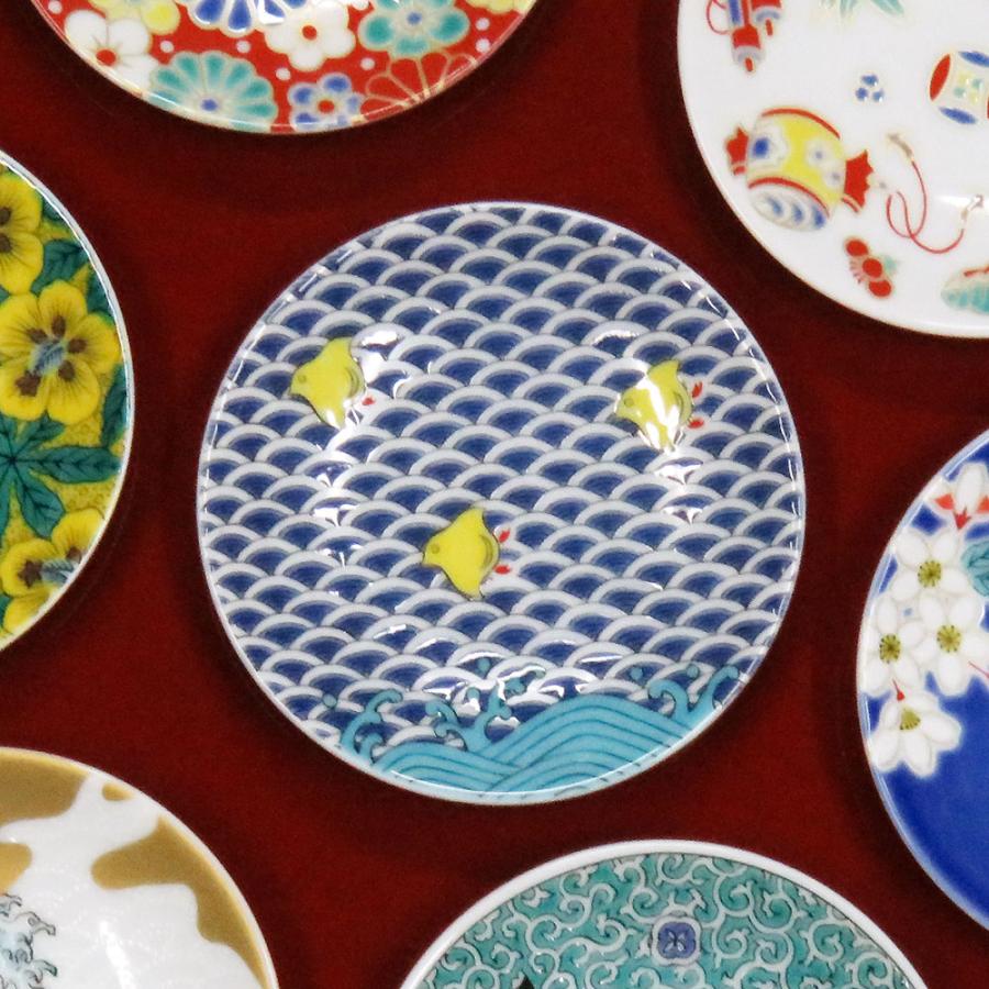 九谷焼 インスタ映え おしゃれ 食器 豆ざら 縁起 豆皿 千鳥 : 和座