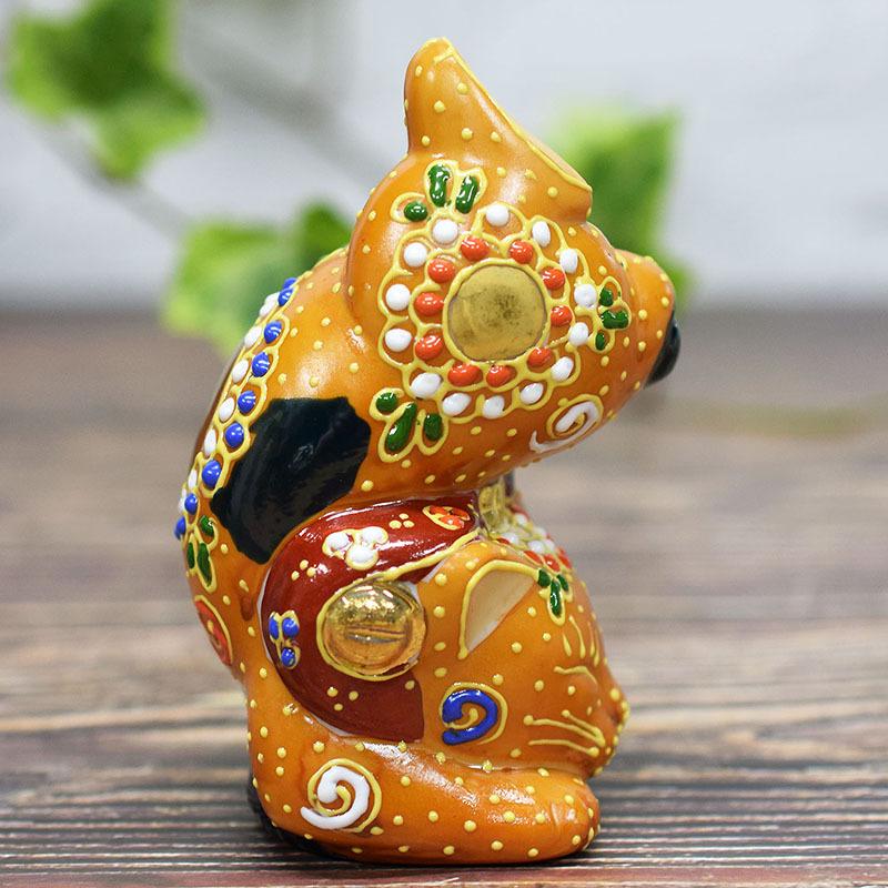九谷焼 招き猫 置物 風水 逆立ち招き猫 : 和座倶楽部 - 通販