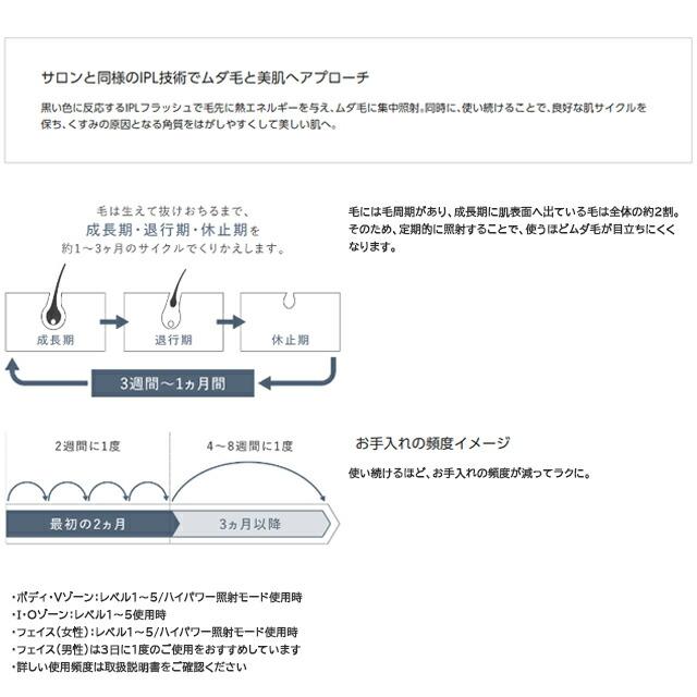 Panasonic パナソニック 光エステ スムースエピ グレー ES-WP9A Panasonic パナソニック 光エステ スムースエピ グレー ES-WP9A