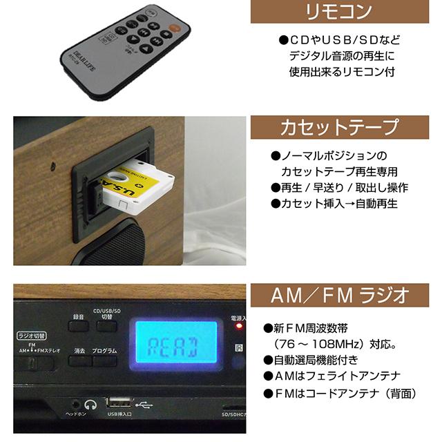 PIF ＼ あすつく対応品 ／ ライノプロダクツ レコードCDラジオ