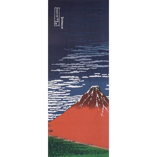 赤富士 凱風快晴 縦絵 プリント 葛飾北斎 Iki 和雑貨にび堂 通販 Yahoo ショッピング