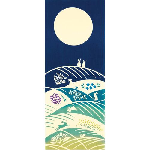 芒に月兎 十五夜 花札 坊主 手ぬぐい Kna2702 和雑貨にび堂 通販 Yahoo ショッピング