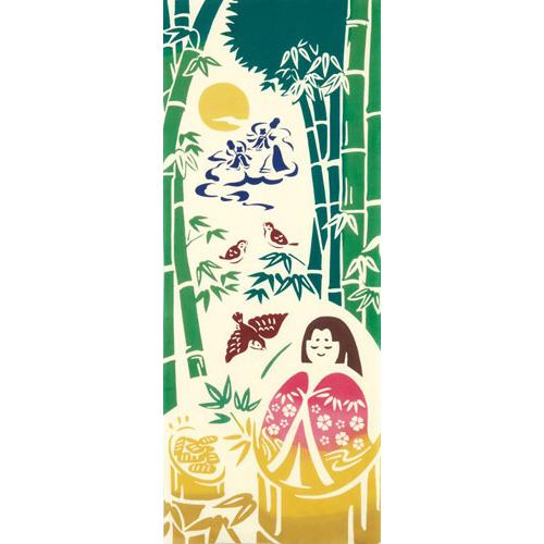 かぐや姫 日本の昔話 手ぬぐい Knkm 和雑貨にび堂 通販 Yahoo ショッピング