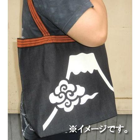 レトロデニムバッグ横長 鈴ねこ 倉敷デニムバッグ 川越 トート