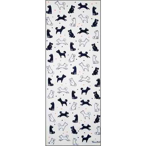 桜と犬 紺 日本犬 手ぬぐい Tah0003 和雑貨にび堂 通販 Yahoo ショッピング