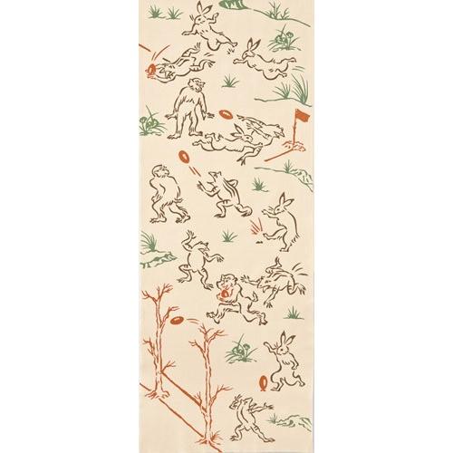 ラグビー 鳥獣戯画シリーズ うさぎ カエル 手ぬぐい Tkn0019 和雑貨にび堂 通販 Yahoo ショッピング