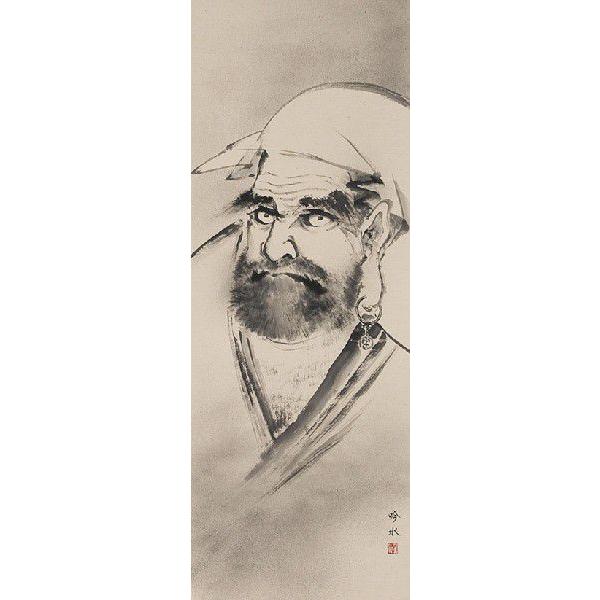 掛け軸専門 掛軸 通販店 達磨（奥田 吟水） だるま 日本画 全国送料