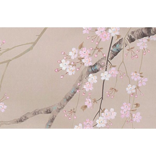 輝く高品質な 掛軸 掛け軸 春用 桜に小禽 北条静香作 尺五立 約横54 5cm 縦190cm 送料無料 P9640 送料無料 Tiendabudada Com