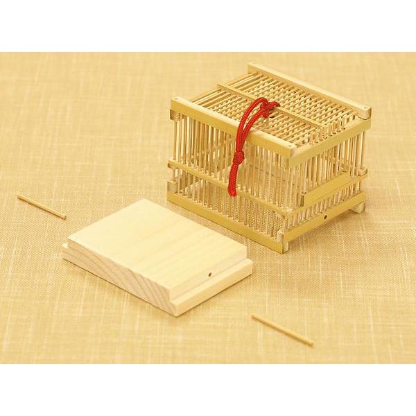 駿河竹千筋細工 角型虫篭（小） 虫籠 静岡県伝統工芸品 久保田正