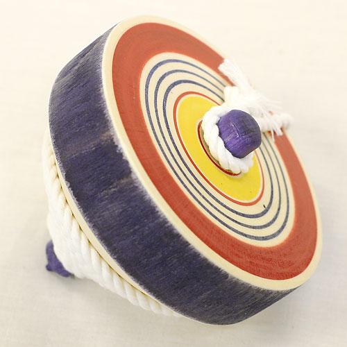 投げコマ 紅こま 投げ独楽 φ8×高8cm 木製 : 和雑貨のお店 和敬静寂