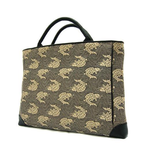 トートバッグ 京都 あらいそ 西陣織名物裂 ハンドメイドA4バッグ 受注