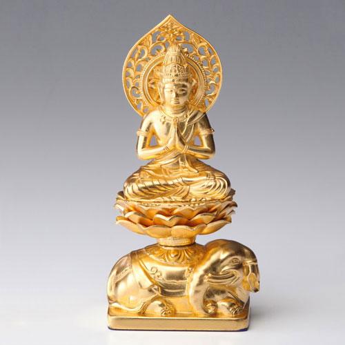 【希少 骨董品 旧家出物】大型 菩薩 立像 金箔銅像 51.2cm/5.2kg 仏像・八体仏 高岡鋳物 普賢菩薩（金箔） 15cm (BZ-004-AGH) 辰・巳年