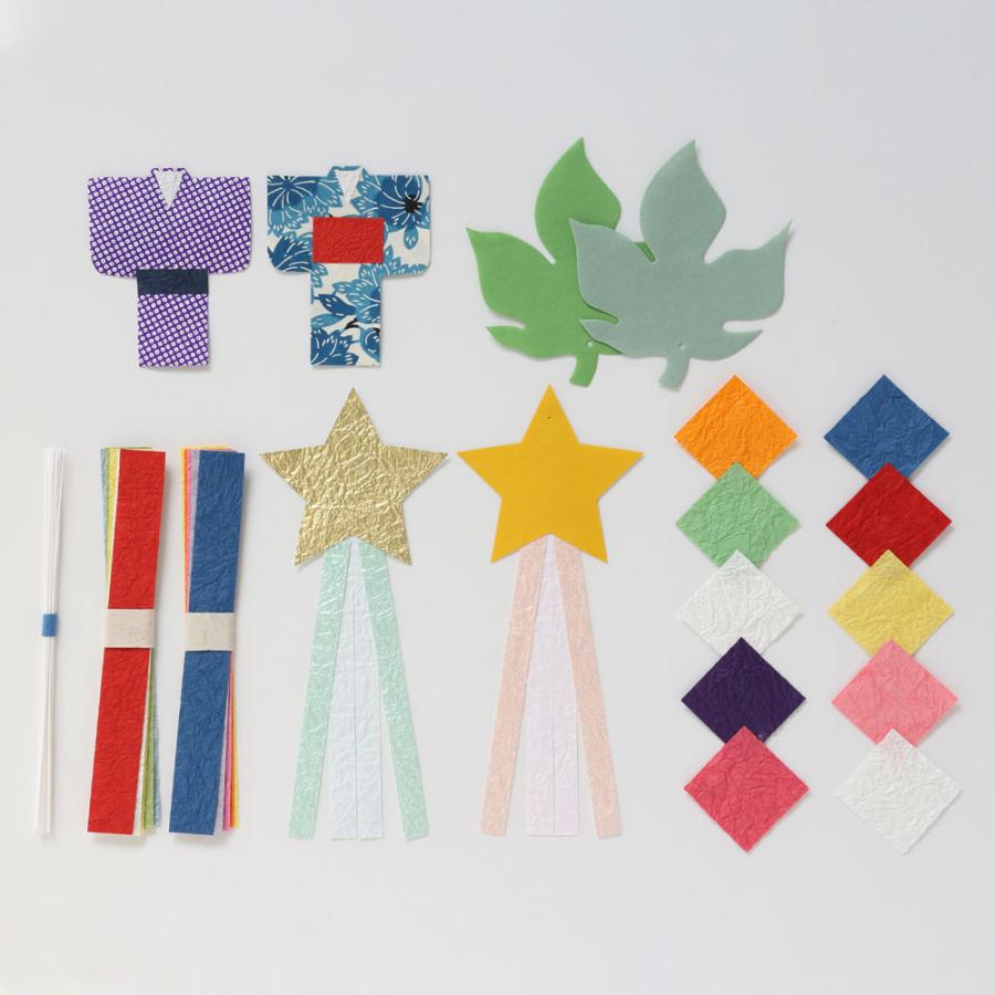 めでたや 七夕飾り つめあわせ 手作りキット Tanabata decoration :20018271:和雑貨のお店 和敬静寂 - 通販 -  