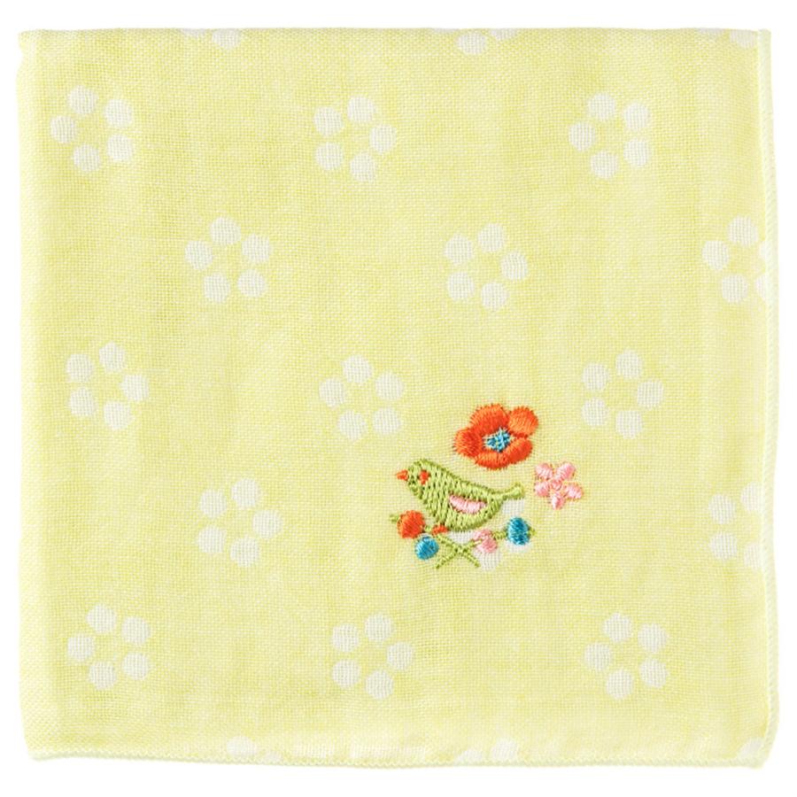 和の花ハンカチ 梅 花柄 刺繍入りガーゼハンカチ スーベニール Japanese Pattern Embroidered Gauze Handkerchief 和雑貨のお店 和敬静寂 通販 Yahoo ショッピング