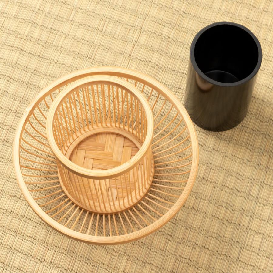 駿河竹千筋細工 花器 水仙 静岡伝統工芸品 竹 花瓶 インテリア 日本製