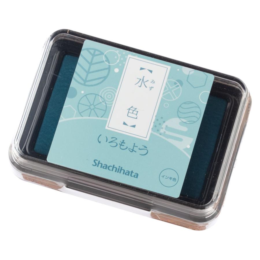 スタンプパッド いろもよう 水色 (HAC1PB) 日本の伝統色 スタンプ用インクパッド シヤチハタ Ink pad Japanese