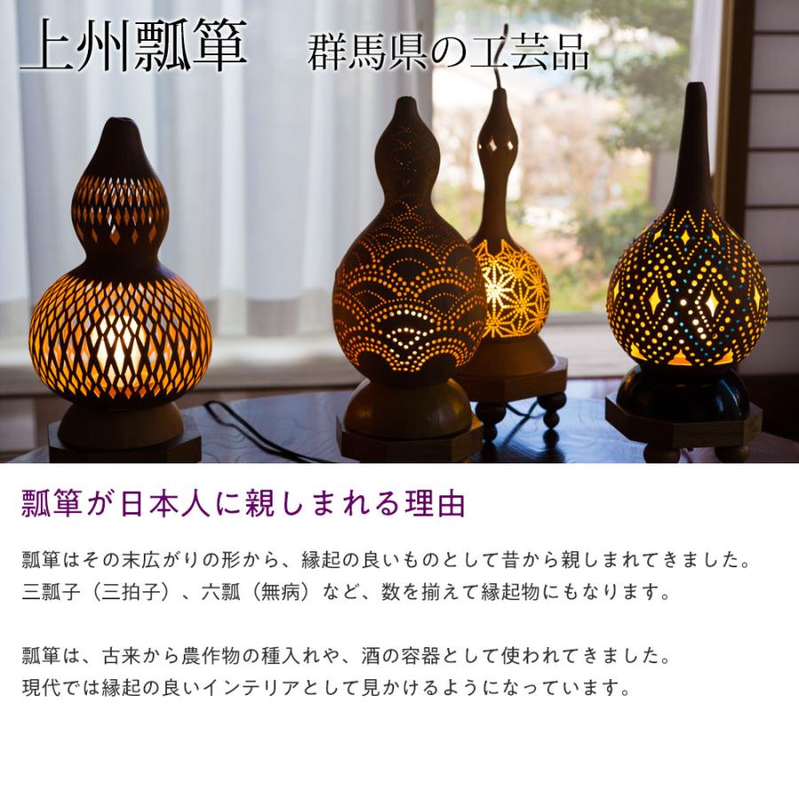 上州瓢箪 ひょうたんの置物022 黒金箔 高さ34cm 金箔貼り加工仕上げ