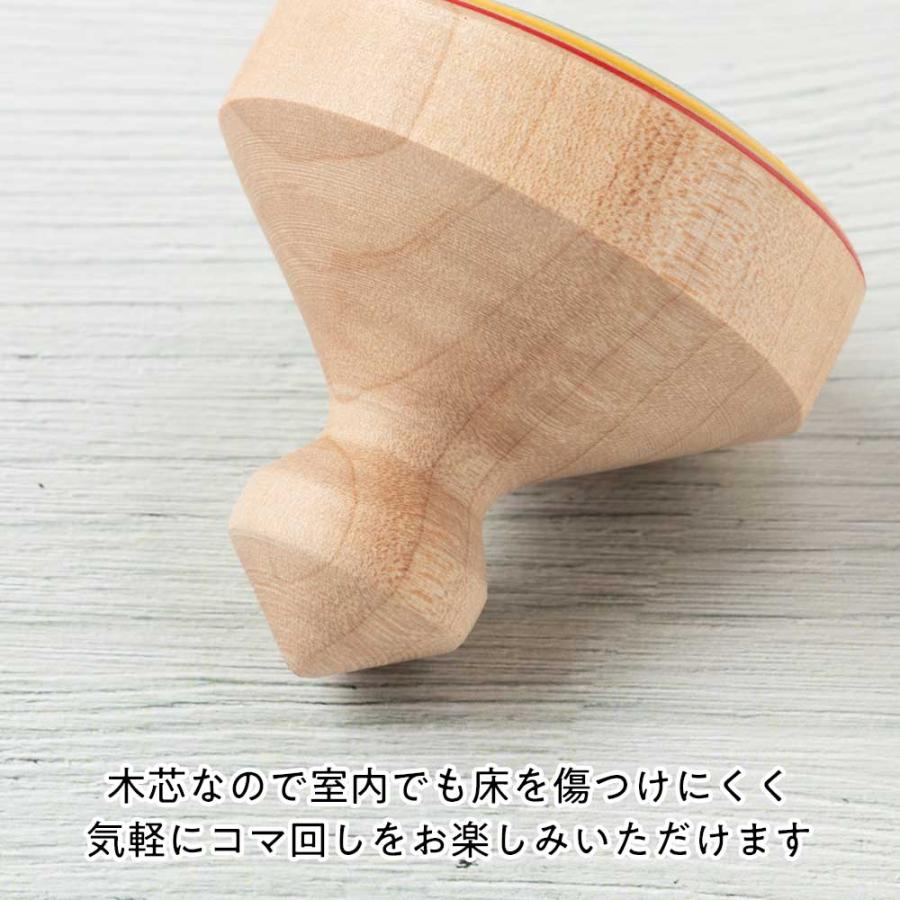 室内で遊べる 博多こま 木芯コマ 投げ独楽 福岡県の木工品 : 和雑貨の