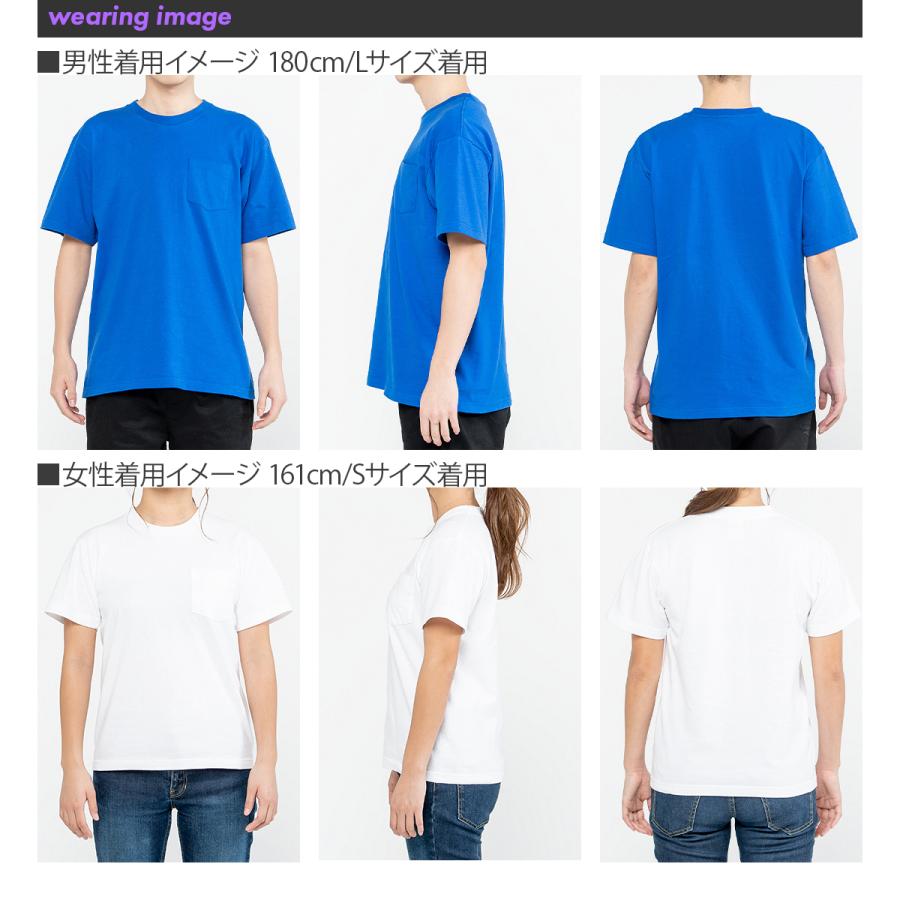 Tシャツ(半袖/袖なし) Line Pocket Tee FRUIT OF THE LOOM（フルーツオブザルーム） 半袖ポケットT ヘビー