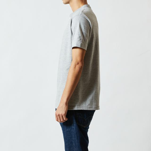 ヘンリーネック ティーシャツ メンズ tシャツ Tシャツ 無地 白