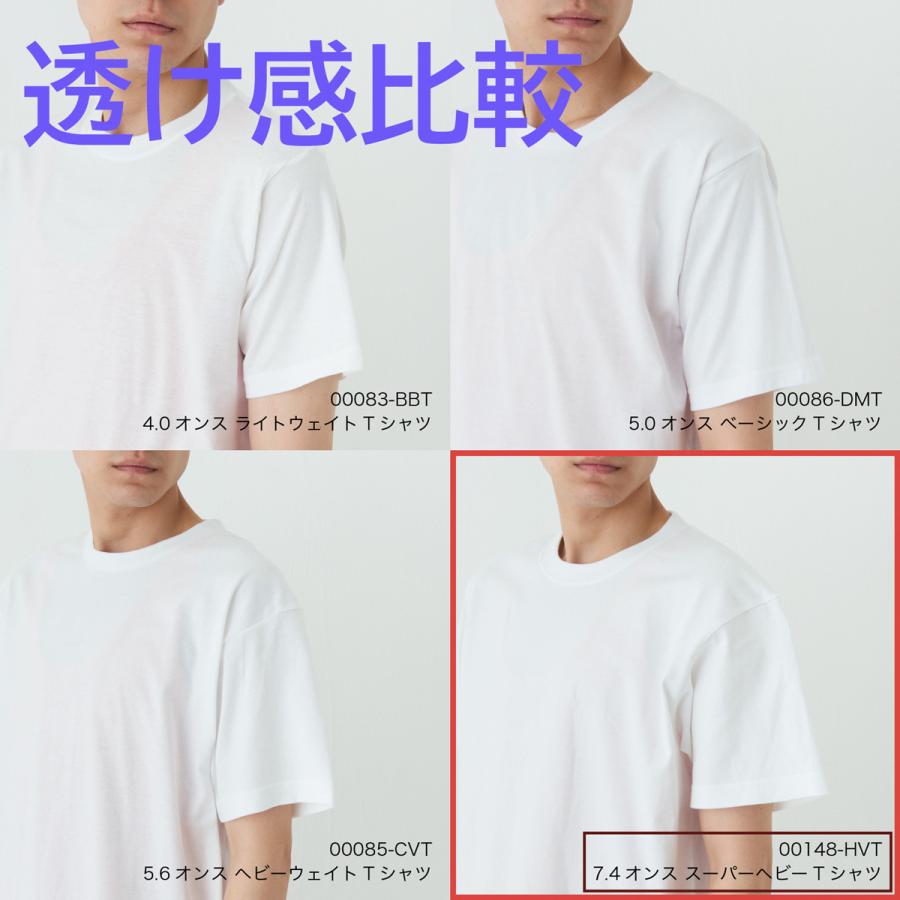 3枚セット 厚手 メンズ tシャツ レディースtシャツ 白ｔシャツ ティーシャツ 丈夫 半袖 無地 Tシャツ ホワイト 綿 tシャツ 服 ファッション すけない コットン｜wazaya｜04