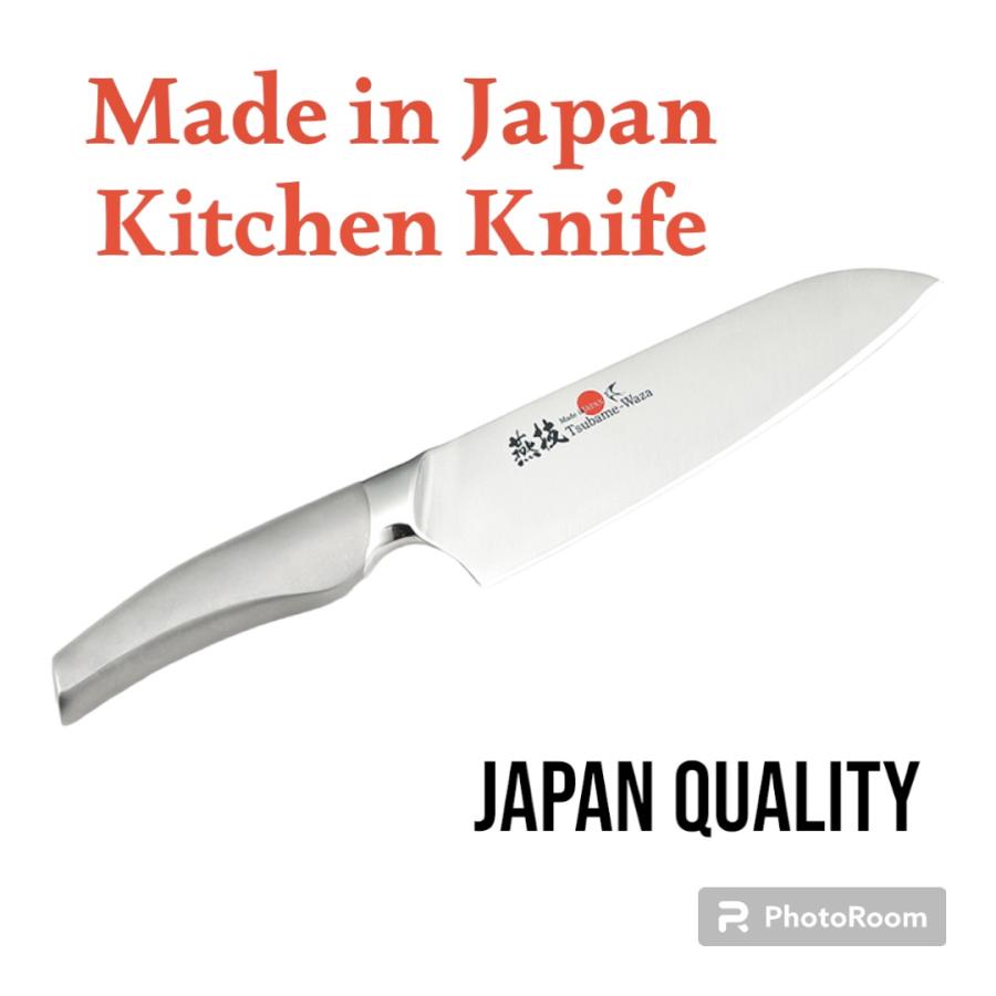 日本製 三徳包丁 燕技 Made in Japan Kitchen Knife オールステンレス製 料理用包丁 お土産 tsubame