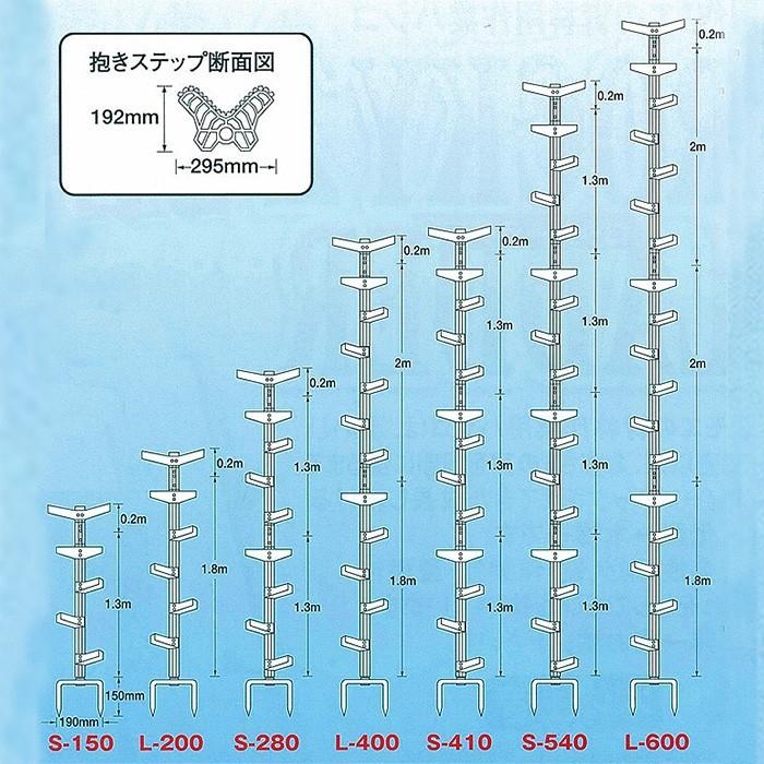 枝打ちはしご ロッキーラダー２EX 特別仕様 木登り器 巴化成｜wb-tokutoku｜04