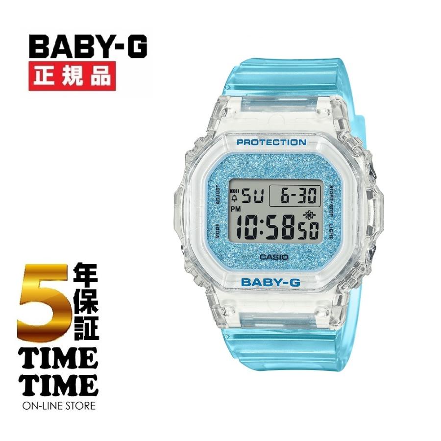 BABY-G CASIO カシオ ベビーG デジタル スクエア ブルースケルトン BGD