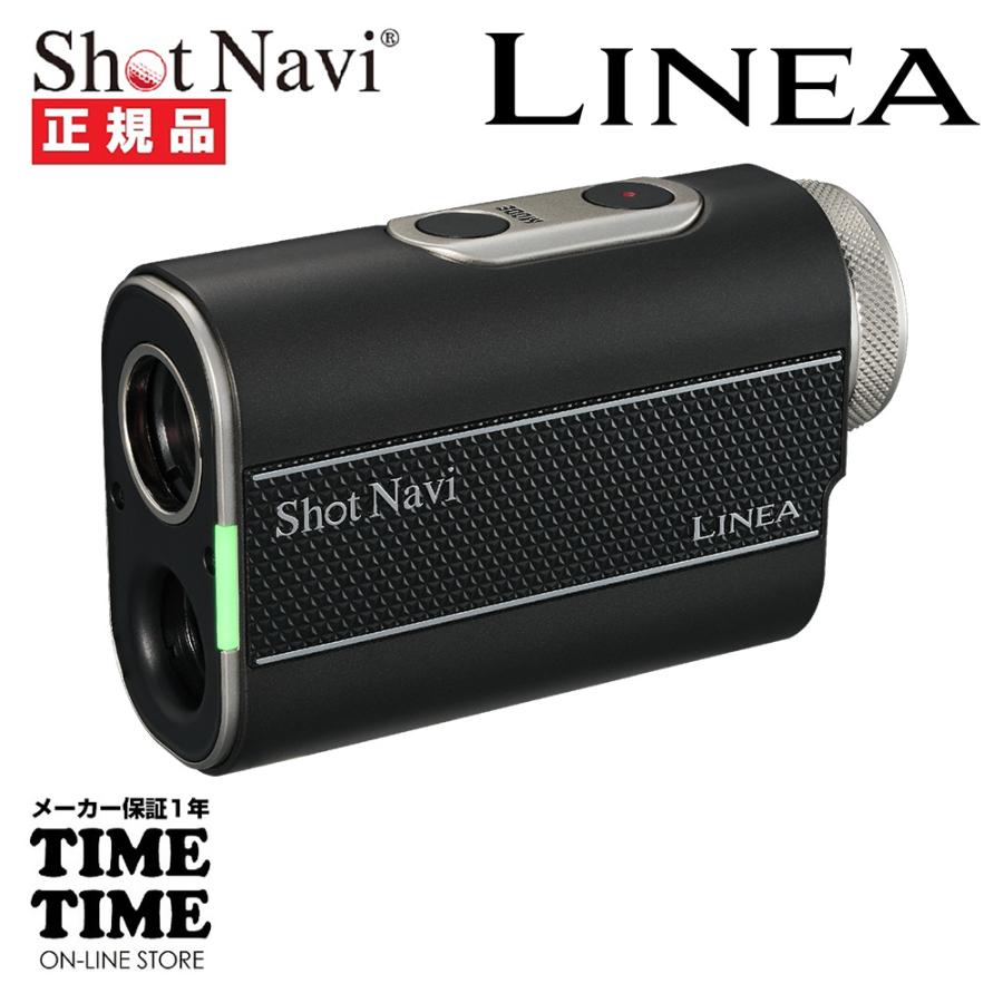 ShotNavi（ショットナビ） LINEA ブラック ゴルフ用レーザー距離計測器