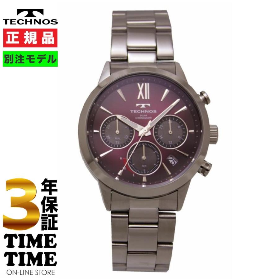 TECHNOS(時計) TECHNOS テクノス 腕時計 メンズ ソーラー クロノグラフ レッド/シルバー タイムタイム 限定モデル TT4B17SR 【安心の3年保証】 : 時計専門店タイムタイム - 通販 - Yahoo!ショッピング TECHNOS(時計) TECHNOS テクノス 腕時計 メンズ ソーラー クロノグラフ レッド/シルバー タイムタイム 限定モデル TT4B17SR 【安心の3年保証】 : 時計専門店タイムタイム - 通販 - Yahoo!ショッピング