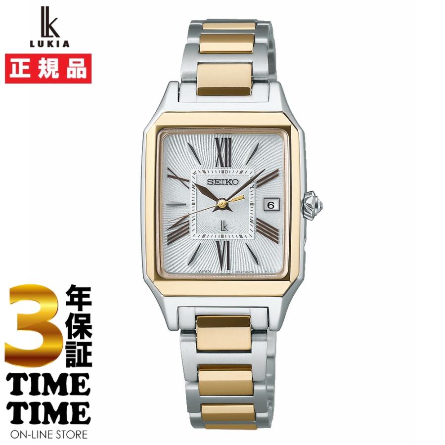 LUKIA SEIKO セイコー ルキア Grow グロウ ソーラー電波 角型 レディ 